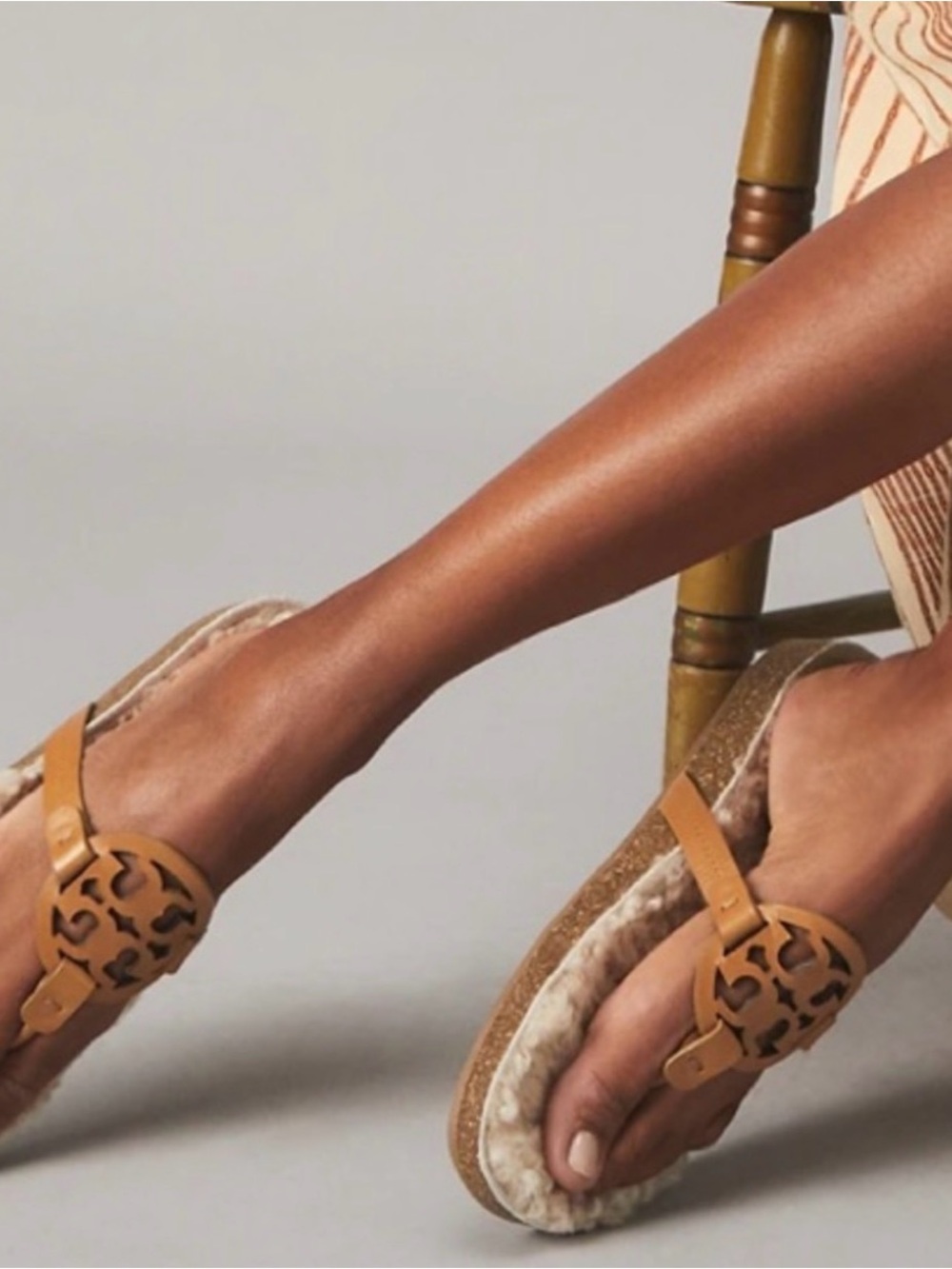 NEW Tory Burch Miller Cloud Shearling 9
